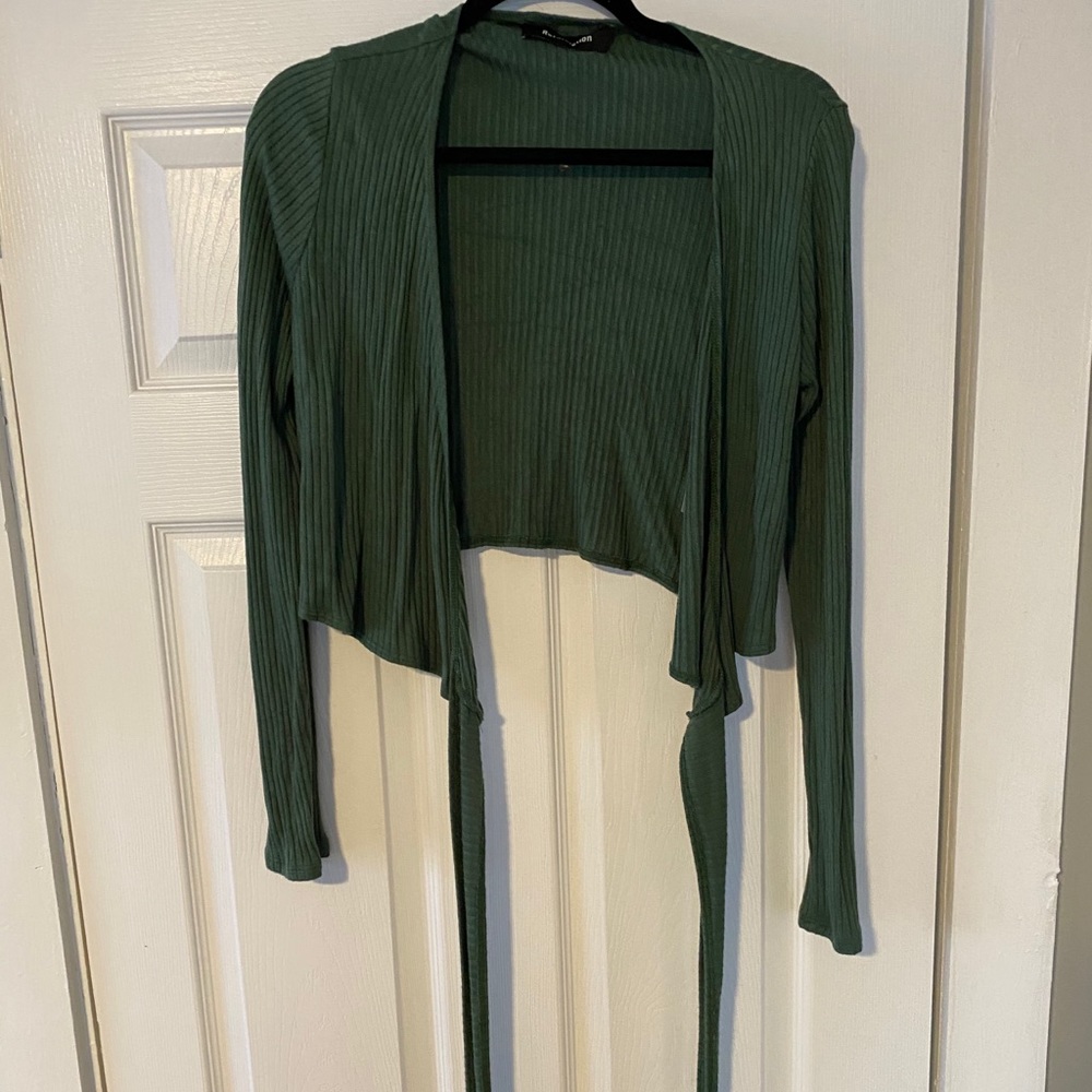 Reformation cropped wrap ballet top small EUC